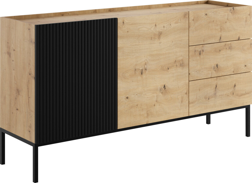 Amelus Skjenk 150x42 cm - Brun/Svart