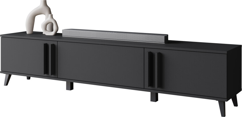 Torvos TV-benk 180 cm - Svart