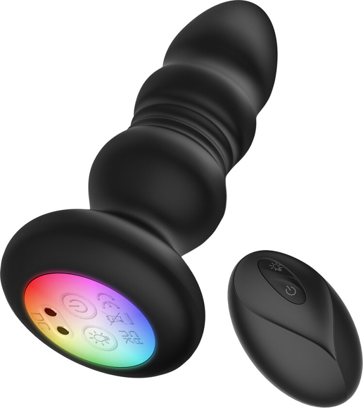 Crushious: Australis, Vibrating and Thrusting Anal Plug with RGB LED