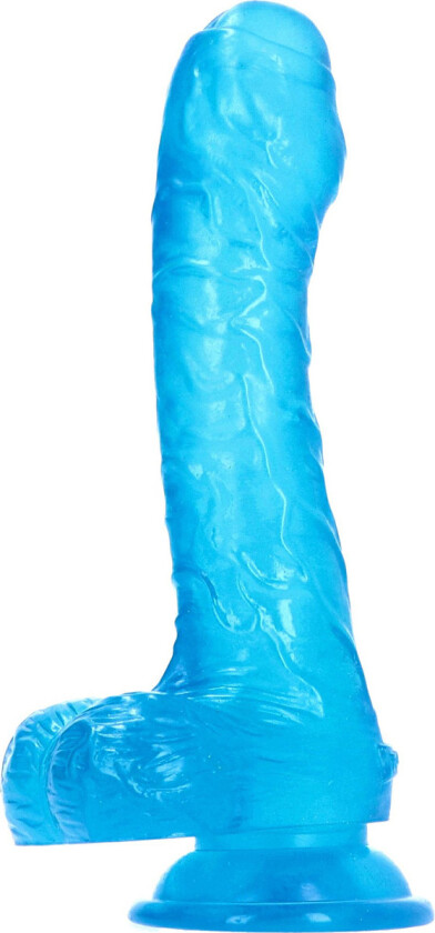 Toyz4Lovers: Made in Italy, Jelly Eros Realistic Dildo, 18.5 cm, blå
