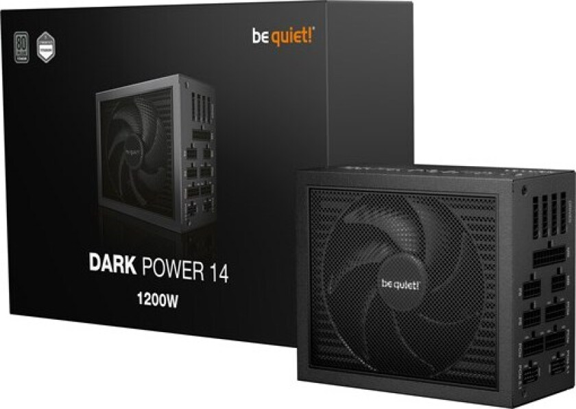 Dark Power 14 Strømforsyning (PSU) - 1200 Watt - 140 mm - ATX 3.1 - 80 Plus Titanium sertifisert