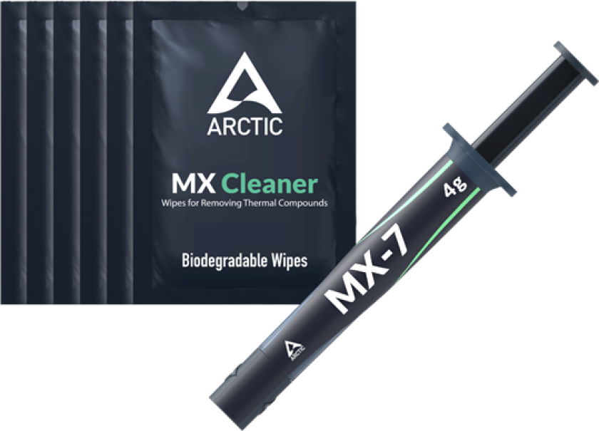 MX-7 (4 g) with 6 pcs MX Cleaner - Kjølepasta