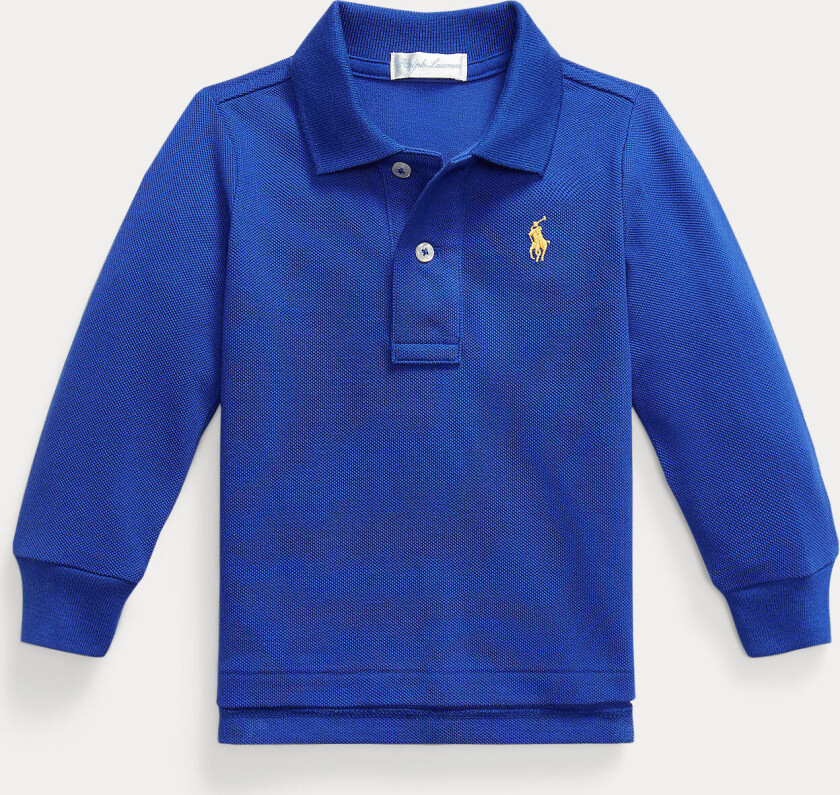 Langermet Polo Classic Azure Classic Azure 80-83cm Blå 80-83 cm mann