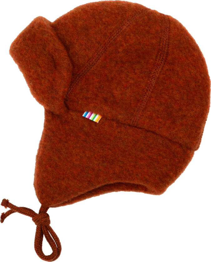 Myk Ullhjelm Med Dobbelt Lag Russet Russet-37 cm Brun 37 cm unisex