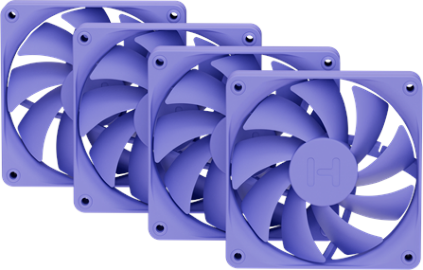 FA12 FAN (Taro Milk / Purple) 4-pack - Kabinettvifte - 120mm - Lilla - 28 dBA