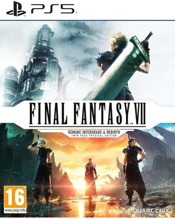 Final Fantasy VII Remake Intergrade & Rebirth Twin Pack - Sony PlayStation 5 - RPG