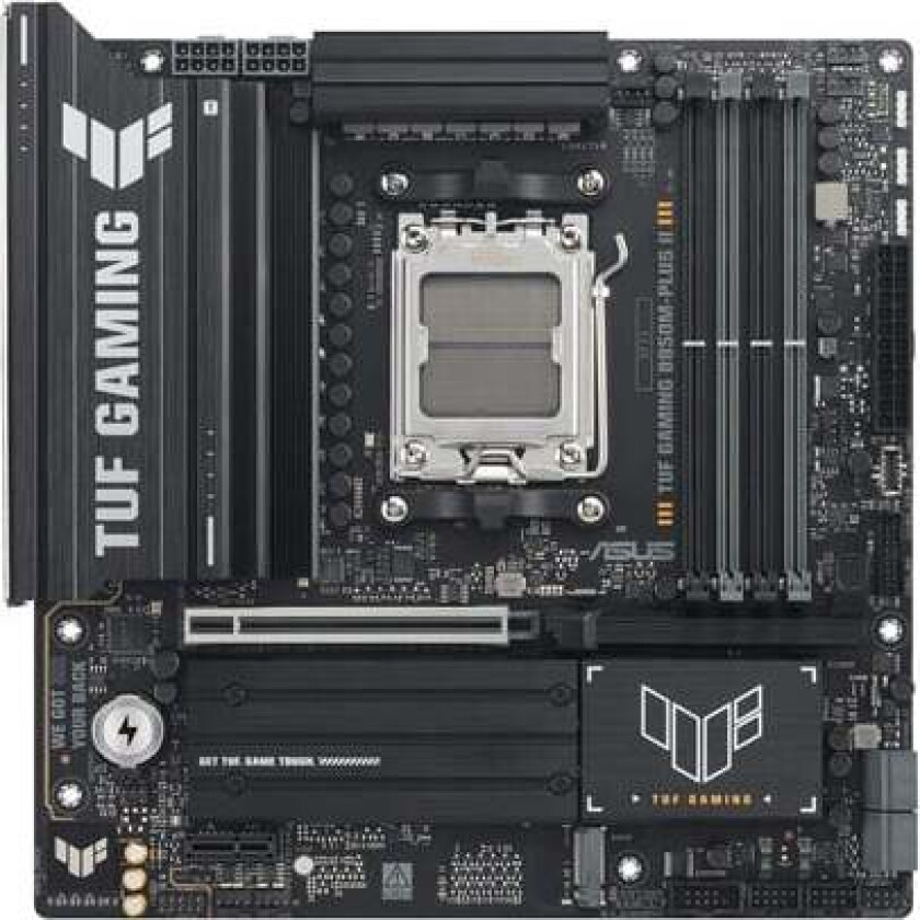 TUF GAMING B850M-PLUS II Hovedkort - AMD B850 - AMD AM5 socket - DDR5 RAM - Micro-ATX