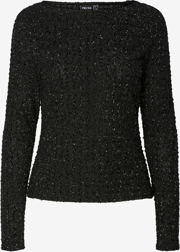 Topp pcRuth LS Top - Svart