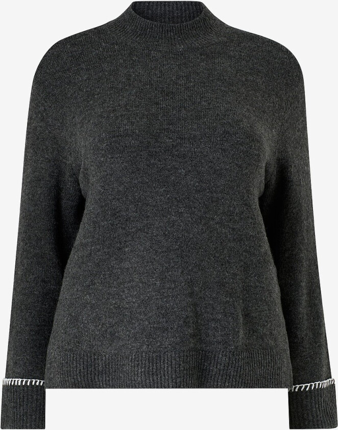 Pullover mLea L/S HN Pullover - Grå