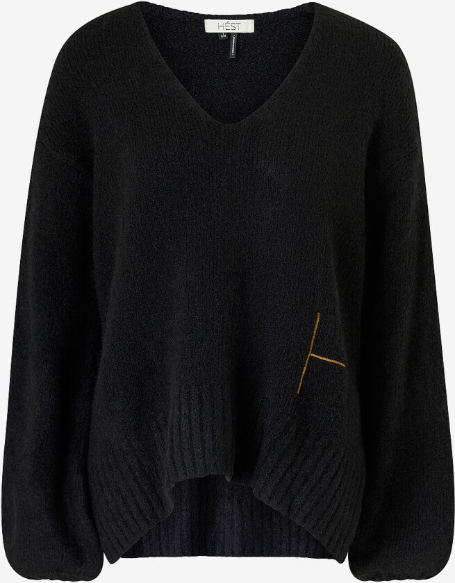Pullover Sofie V-neck - Svart