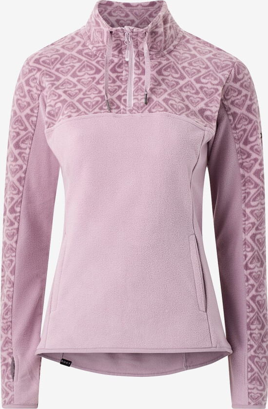 Fleeceskjorte Sayna Half Zip - Lilla