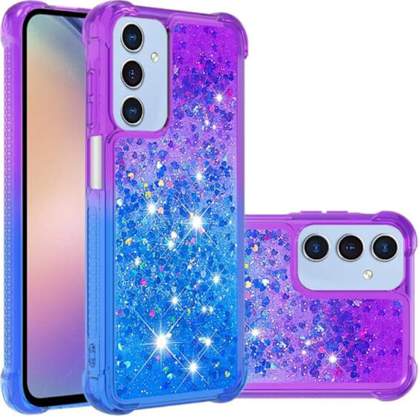 Princess Samsung Galaxy A16 deksel - Lilla + Himmelblå