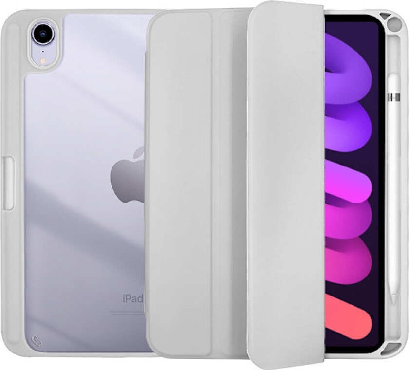 Stilig deksel for iPad 10.2 tommer 789 grå myk kant