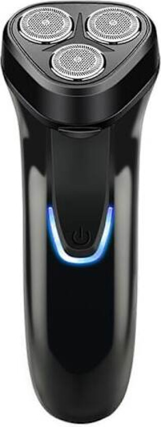 Bilde av Elektrisk barbermaskin for menn, oppladbar, vanntett, bærbar bilbarbermaskin, trippelhode, vaskbar, roterende, langvarig batteri, reise-epilator