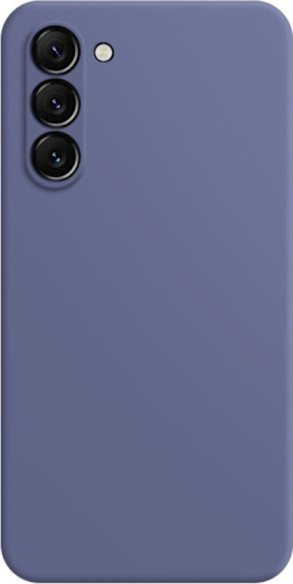 Mikrofiberfôret deksel i mykt gummi for Samsung Galaxy S24 Plus - Blå