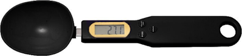 Bilde av Elektronisk måleskje, digital vekt-skje, elektronisk kjøkkenvekt-skje med LCD-display for matlaging, baking, mel, krydder, medisin