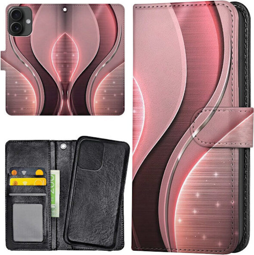 iPhone 16 Plus - Lommebok Deksel Abstract
