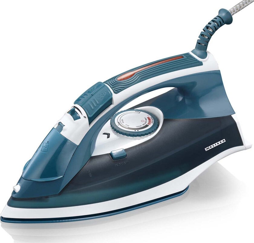 16390052 Dampstrykejern - 2200W, 300ml, Keramisk såle, Selvrens - Blå