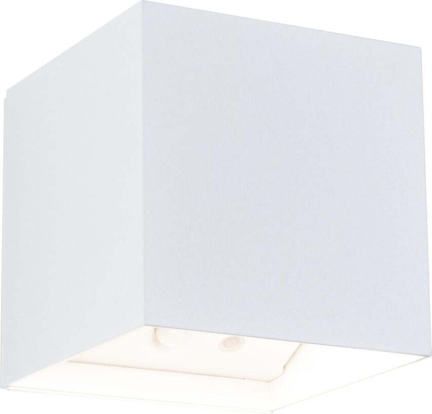 Nyara oppladbar vegglampe opp/ned lys med sensor - Hvit