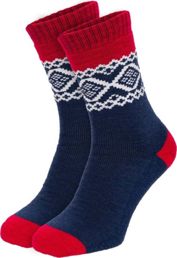 Hardanger ullfrottésokk