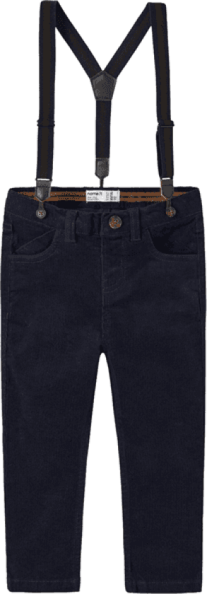 Name It Nmmryan kordfløyelbukse småbarn, Navy Blazer