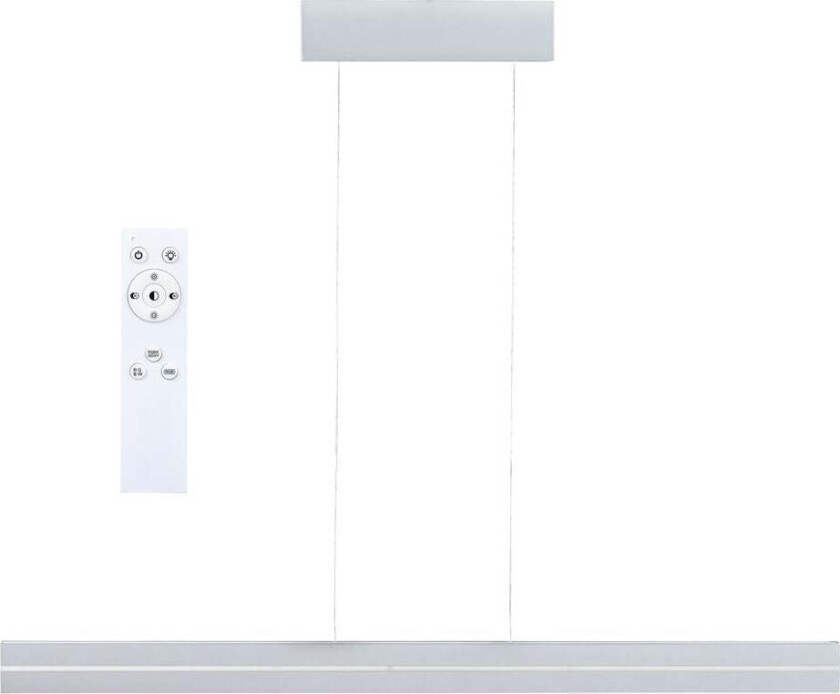 Raiko takpendel 19/6W 2700-6500 Kelvin RGB med fjernkontroll - Matt Sølv
