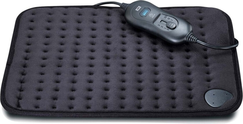 MELISSA Värmedyna med tre värmeinställningar, överhettningsskydd och automatisk avstängning 40 x 30 cm Svart