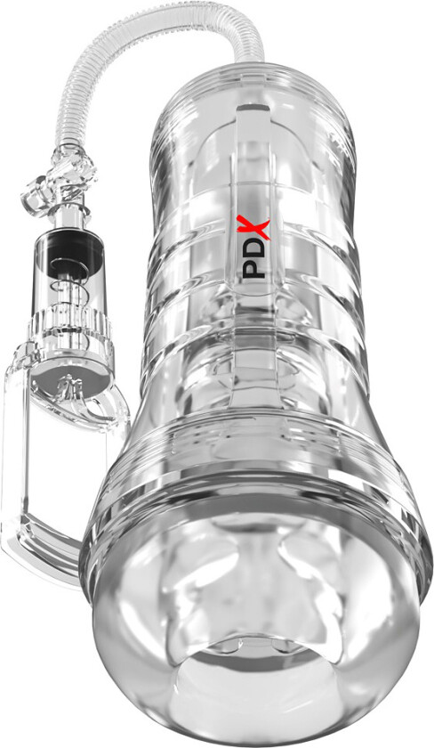 Pipedream PDX Elite: ViewTube Vac XXL, See-Thru Stroker with Pump
