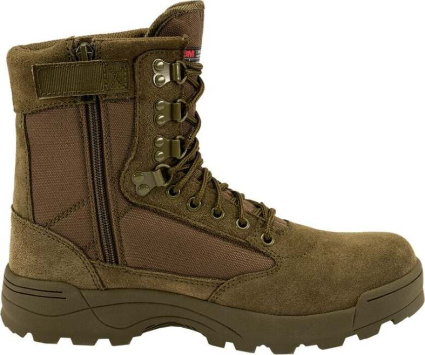 Boot - Tactical Boots Zipper - EU39 til EU46 - Herrer - olivengrønn