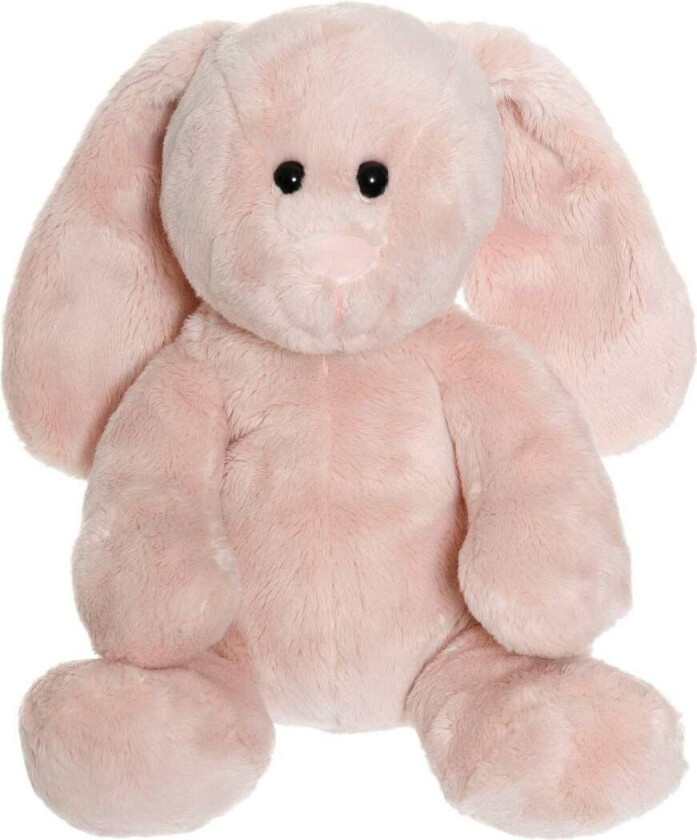 Kosedyr med kanin, myk og kosete, 25 cm rosa