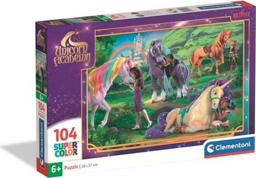 Puzzle Unicorn Academy - 104 pcs. Gulv