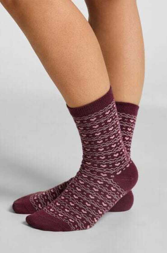 Crew-sokker i modal Lilla