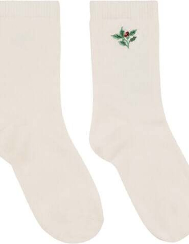 Crew-sokker i modal Hvit