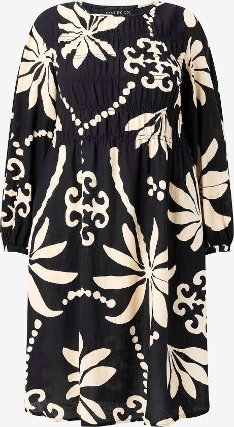 Kjole Long w Smock Top - Svart