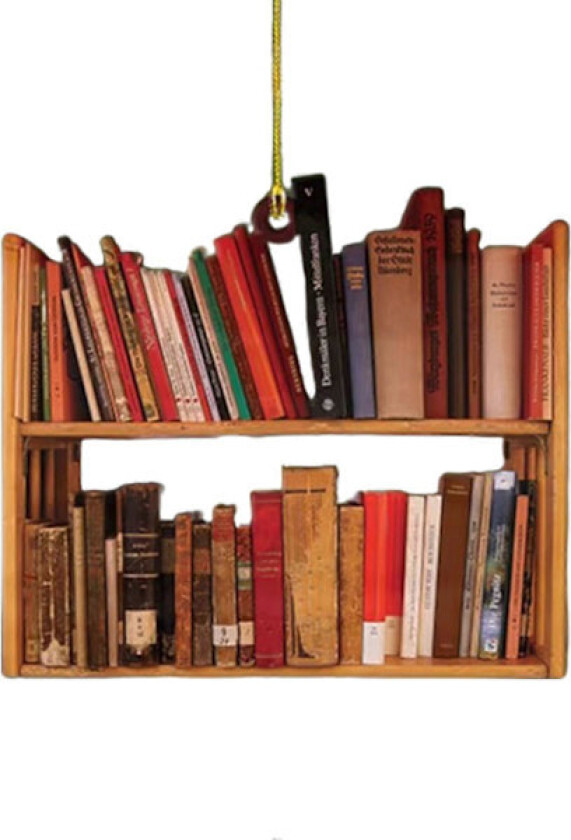 Lesebok Julepynt Håndverk Stablet Bok Hengende Ornament Juletre Dekorativ