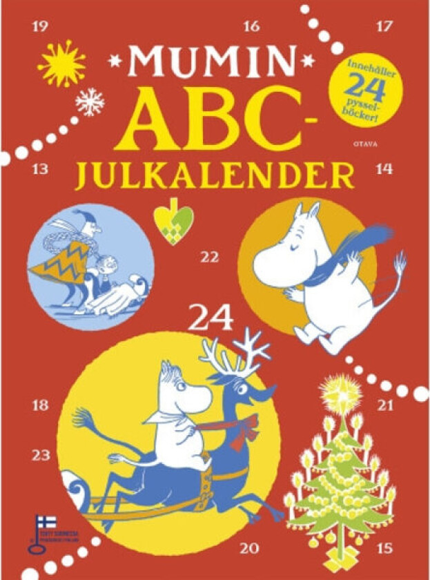 RU-Mummi Julekalender med aktivitetsbøker (bok)