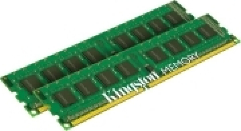 Kingston ValueRAM - DDR3 - sett - 8 GB: 2 x 4 GB - DIMM 240-pin - 1600 MT/s / PC3-12800 - CL11 - 1.5 V - ikke-bufret - ikke-ECC