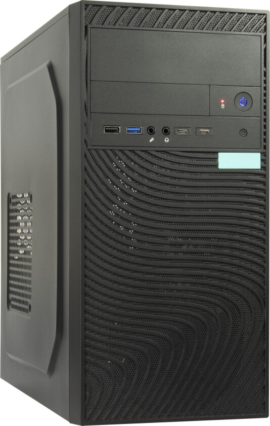 IT-6516 Ripple PC-kabinett - MicroATX - Svart