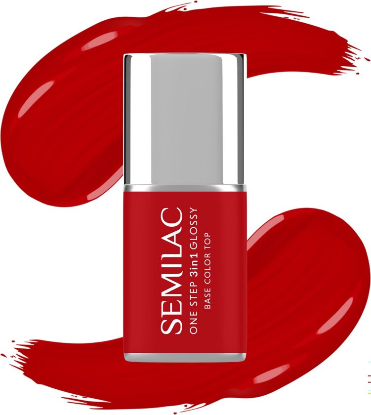 UV Gel Polish One Step 3in1 Glossy S530 Scarlet