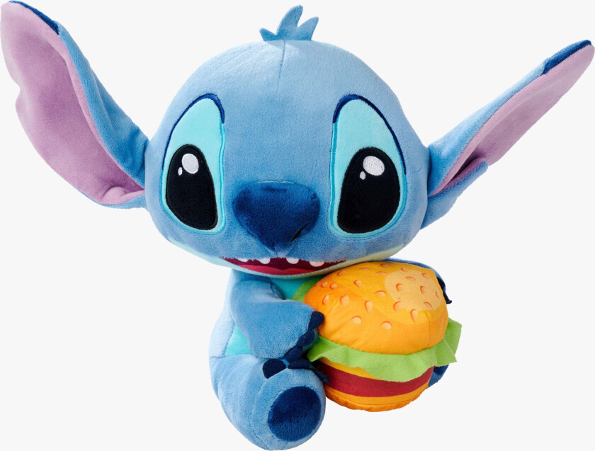Disney Lilo & Stitch Kosedyr med Hamburger 25 cm - Kosedyr