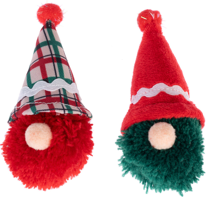 kattelekesett julenisser - Sett med 2 stk