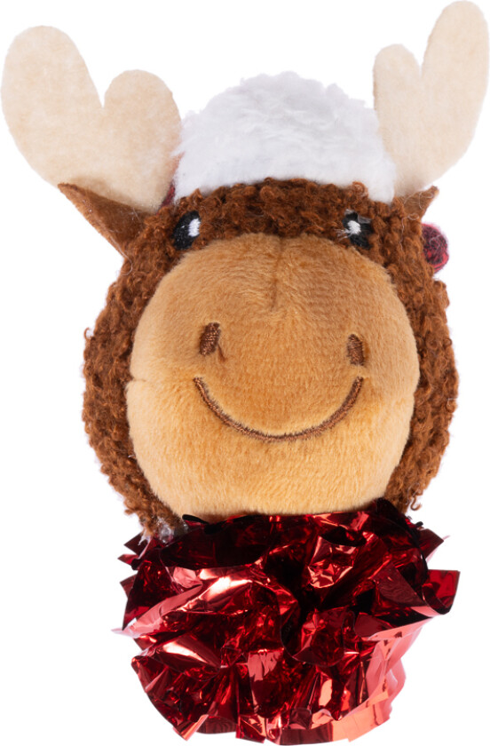 katteleke reinsdyr med knitrende ball - 1 stk