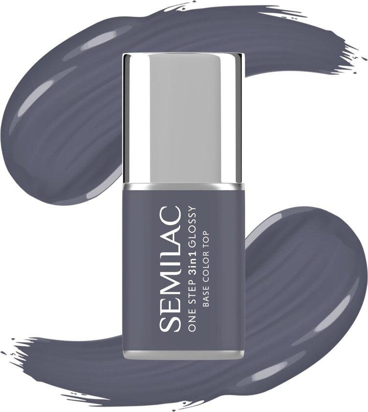 UV Gel Polish One Step 3in1 Glossy S185 Stone Grey