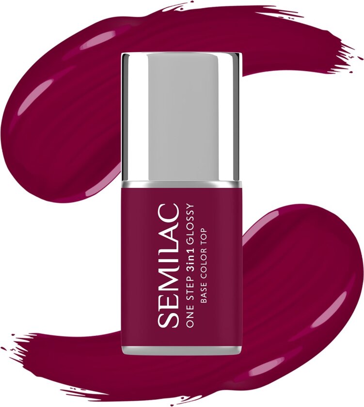 UV Gel Polish One Step 3in1 Glossy S775 Plum Wine