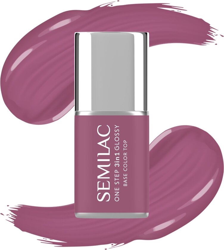 UV Gel Polish One Step 3in1 Glossy S205 Purple Beige