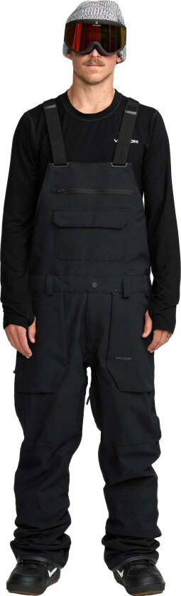 Men's Roan Bib Overall Black