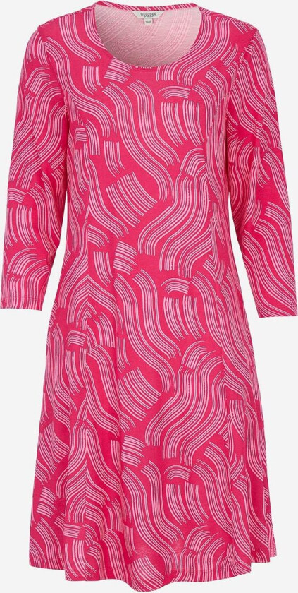 Mønstret Jersey-kjole med lommer