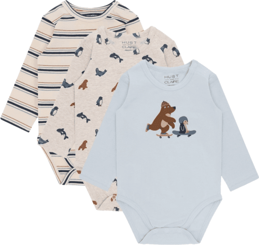 Hust and Claire Hcbertram 3-pack body, Light Blue