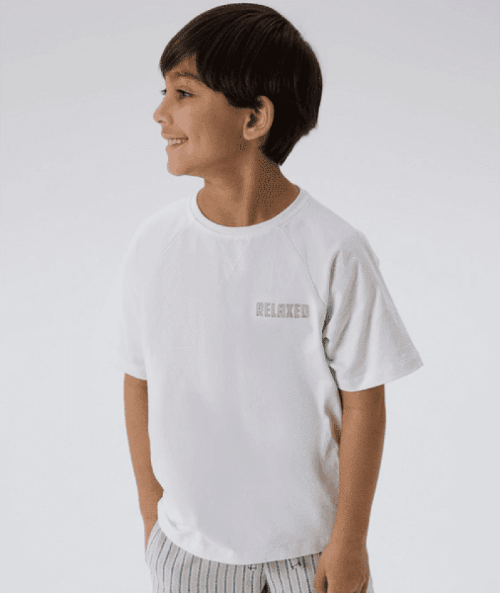 Name It Nkmrob t-skjorte til barn, Bright White