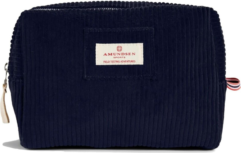 Wash Bag Corduroy Toalettmappe Navy Navy female